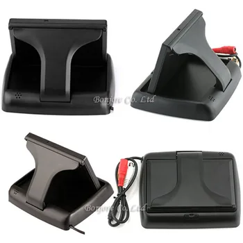 

Koorinwoo Wireless Adopter 4.3" HD Foldable TFT LED Car Monitor Dash With Car Rear View Camera Reverse Backup Trunk Camera Kit