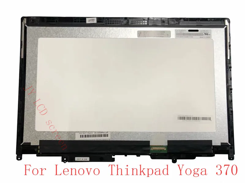 

13.3'' LQ133M1JX15 For Lenovo Thinkpad Yoga 370 20JH 20JJ 01HY320 Touch Screen Glass Digitizer FHD LCD Display Assembly+Frame