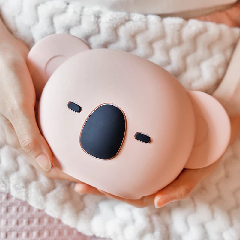 Hot Water Bag Microwave Heating Silicone Bottle Winter Heater With Knitted Cover Warmer bottle |