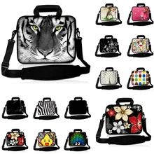 Сумка для ноутбука из неопрена 10 12 13 14 15 11,6 13,3 12,3 14 15,4 15,6 17 17,3 дюймов плечевой ремень для ноутбука сумка для переноски Чехол