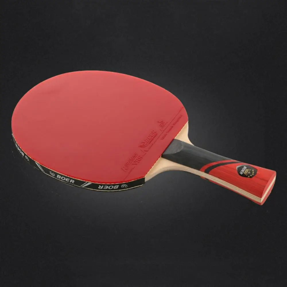 Он резиновая ракетка для настольного тенниса профессиональная ракетка Pingpong прямой/Горизонтальный захват ракетка для настольного тенниса с чехлом hs