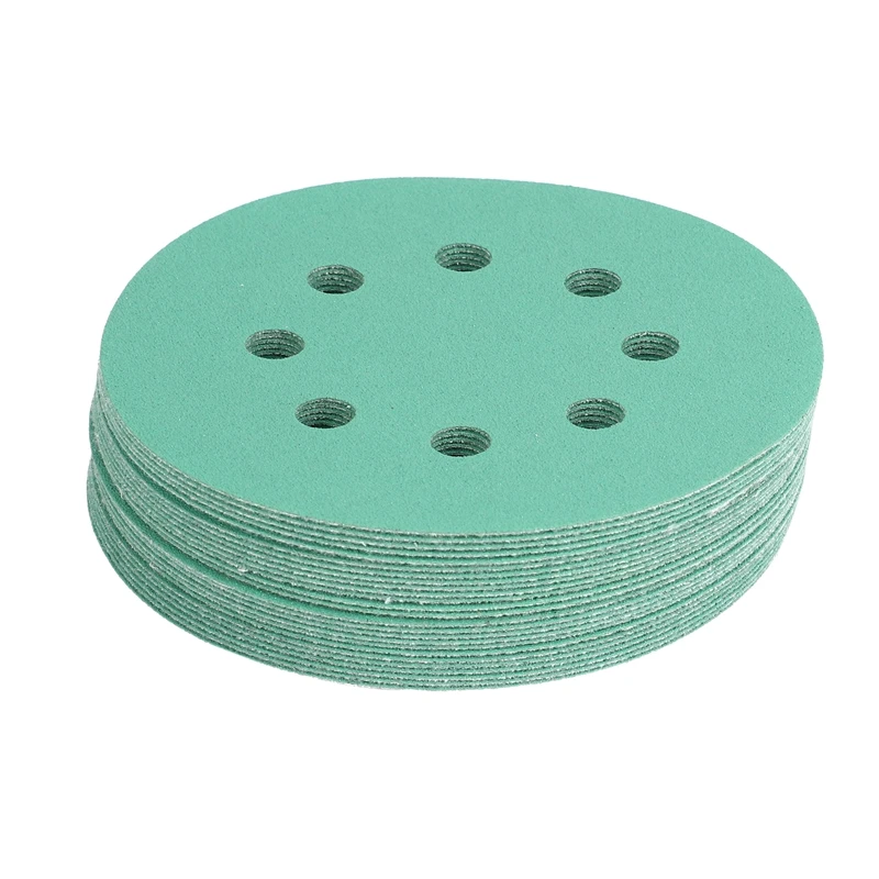 25 Pcs Professional Anti Clog 125 Mm Sandpaper 5 Inch Film Sanding Disc Wet &amp Dry Hook Loop Abrasive Tools With Grits 120 | Инструменты