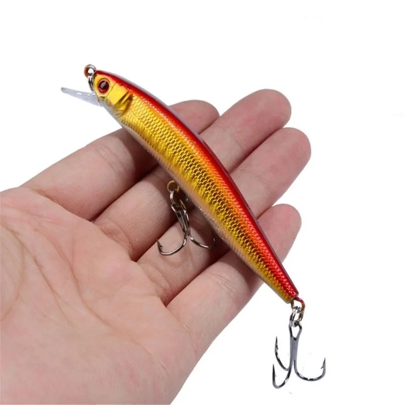 Leurre minnow flottant 8.2g 10cm pour pêche au brochet et à la carpe - leurre dur crankbait