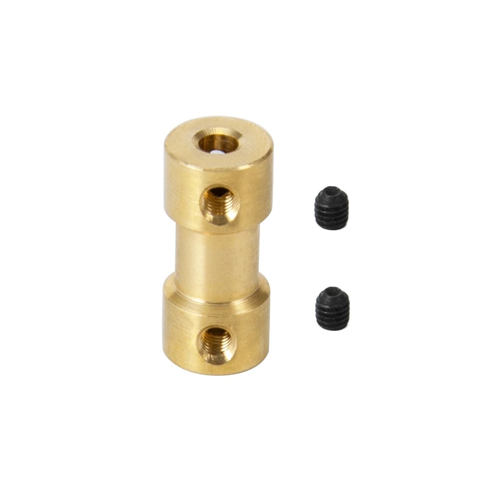 YEAHRUN 5 Stück Messing Flexible Motorwellenkupplung Motorübertragungsstecker 2 mm/2,3 mm/3 mm/3,17 mm/4 mm/5 mm/6 mm für RC-Modell – Detail 7