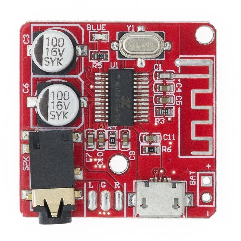 Wireless Bluetooth Audio Receiver with MP3 Lossless Decoder and Protective Case