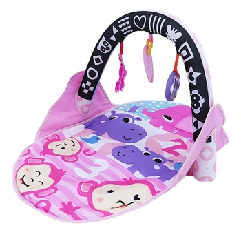 

Baby Play Mat Infant Crawling Soft Multifunctional Play Mat Carpet Kids Early Education Play Mat with Rack