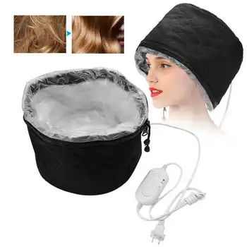 

Household Electric Heating Hat Adjustable Hot Oil Treatment Cap Hair Care Salon Tool Accessories US Plug 110V