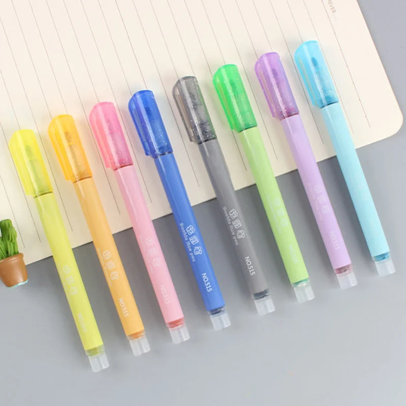 

Card Writing Drawing Double Line Outline Pen Highlighter Marker Pen 8 Color for School Office JA55