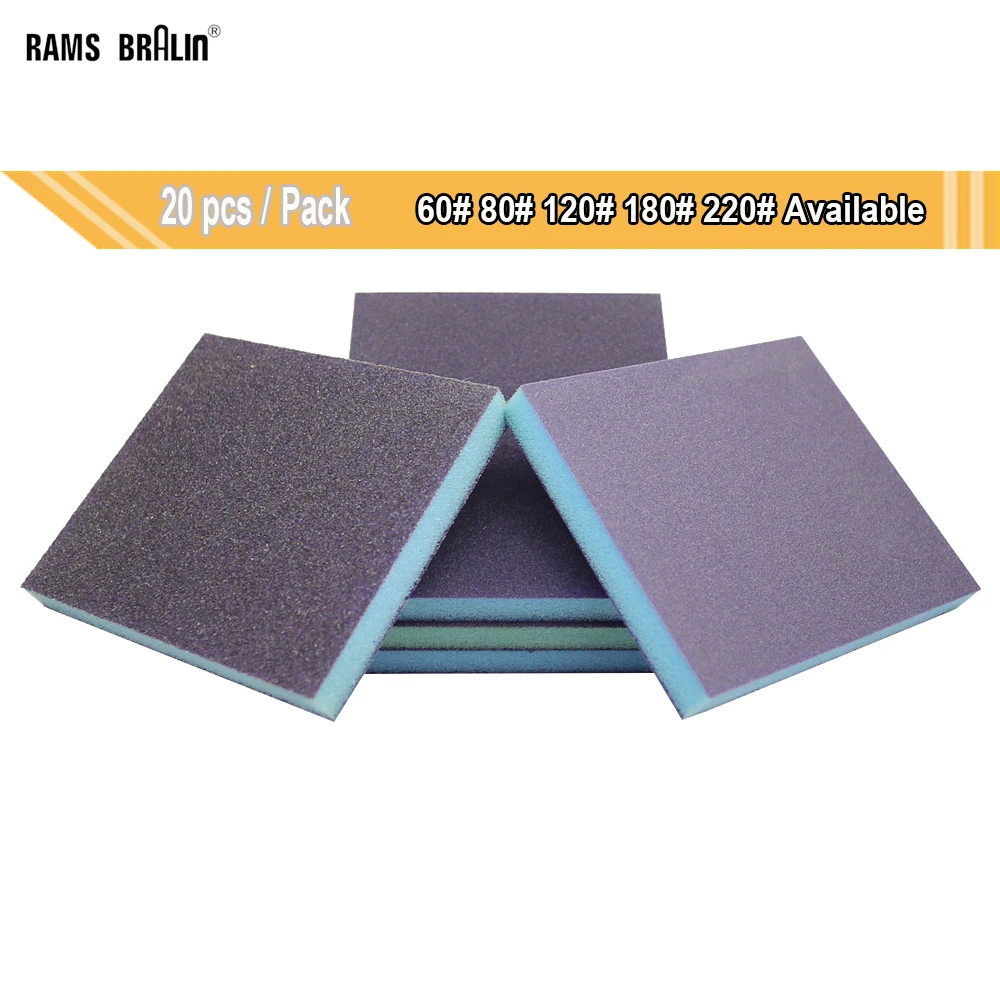 Smseace 12pcs 5-Values Sanding Blocks 60/80/120/180/220 Grit - View #3