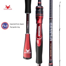 Purelure fiação haste combo universal ultraleve longo jogando haste de carbono em fuji acessórios, mais carretel