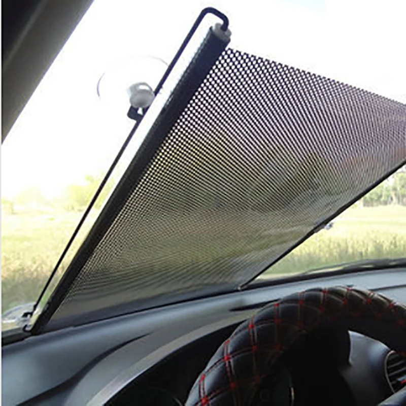 

Retractable Car Windshield Visor Sun Shade Auto Front Rear Side Window Blinds Sun shades Anti UV Sunshades 125x58cm 40x60cm