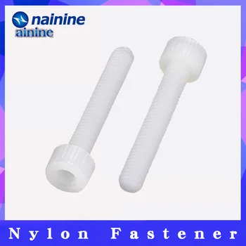 

DIN912 M3 M4 M5 M6 Plastic Nylon Hexagon Socket Head Cap Bolt Knurled Hand Screw NL02