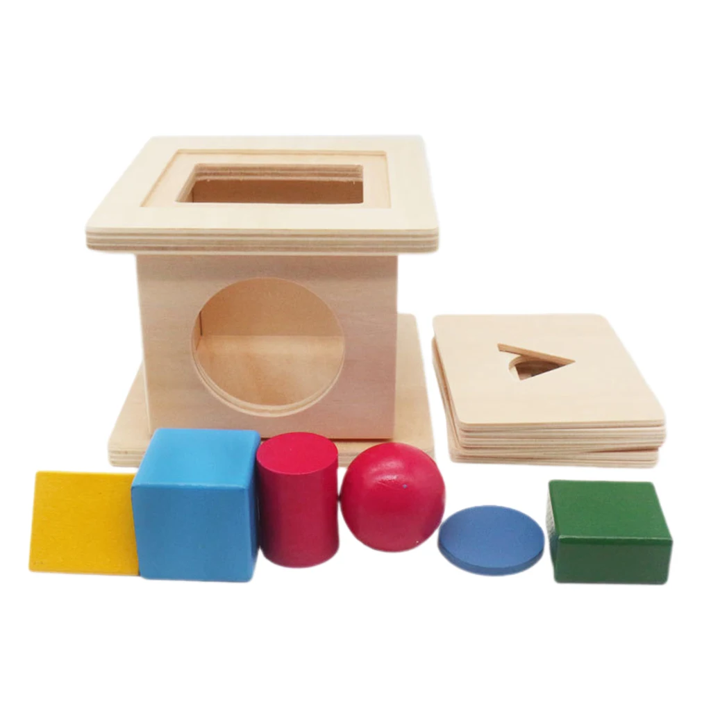 

Boxed Shaped Matching Game Toys 6 In 1 Shape Sorter Kids Color Cognitive Development Toy