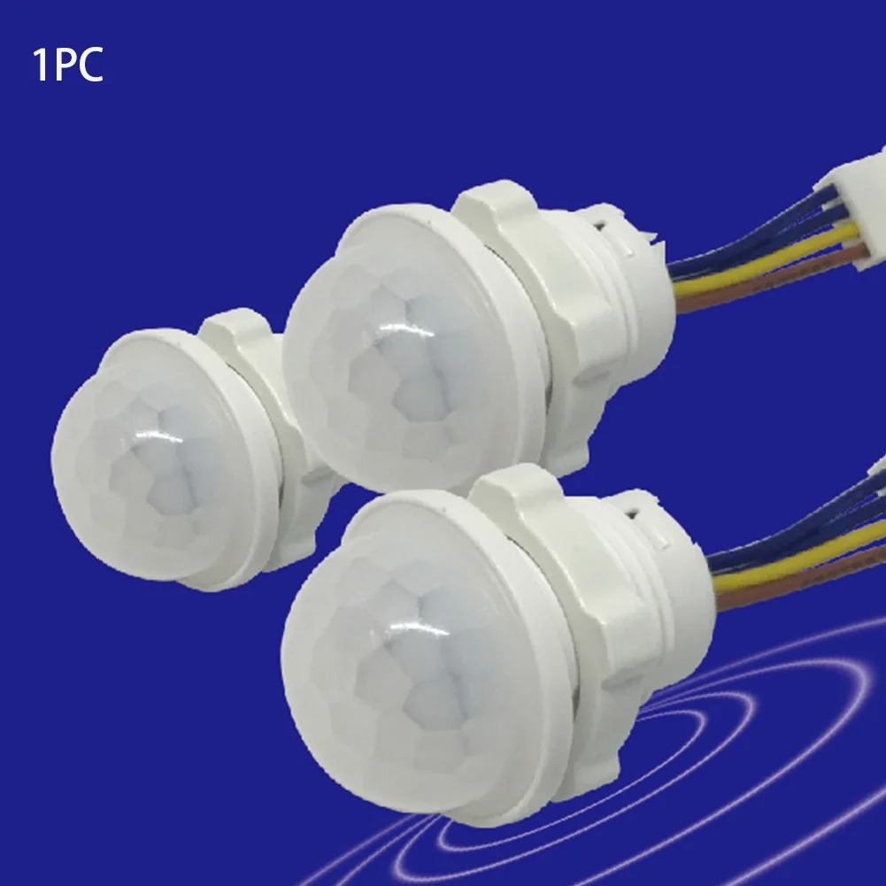 1 шт. чувствительный Белый Инфракрасный светильник с датчиком движения, регулируемый светодиодный переключатель с задержкой времени, Домашний Светильник ing PIR переключатель, светодиодный энергосберегающий