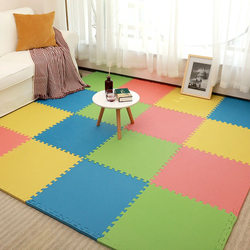 

30*30*1cm PE Foam Play Mat Baby Thickened Tasteless Crawling Pad Children Kids Living Room Cartoon Non-Slip Play Game Floor Mat