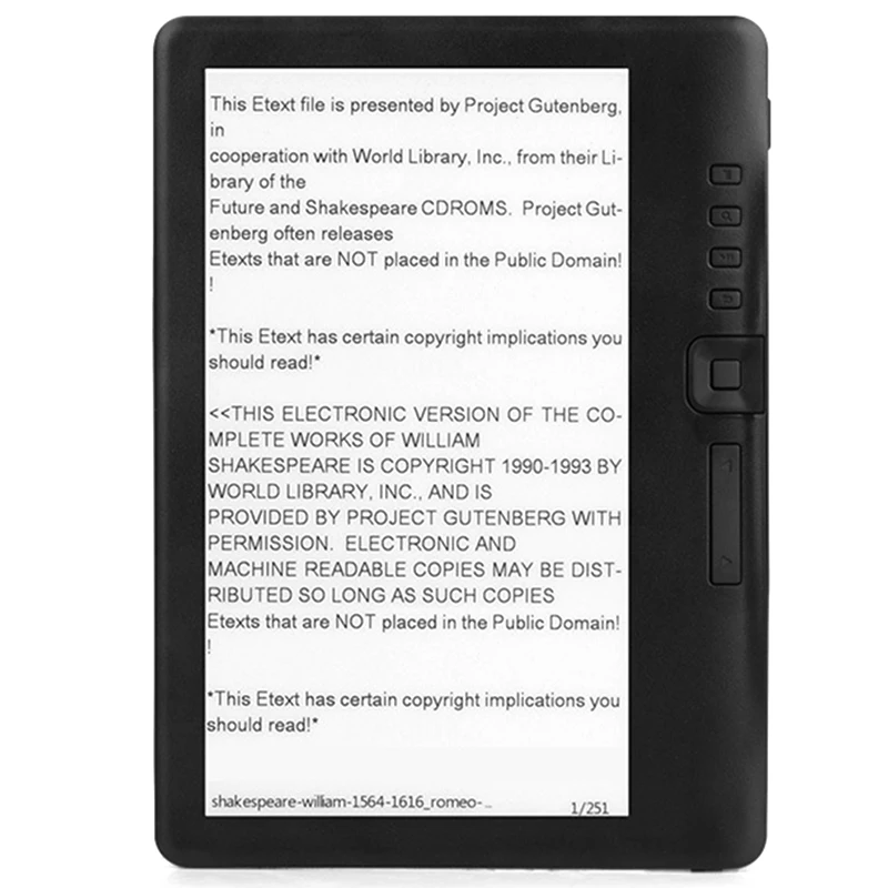 4GB для чтения электронных книг устройство смарт с 7 дюймовым HD монитором под