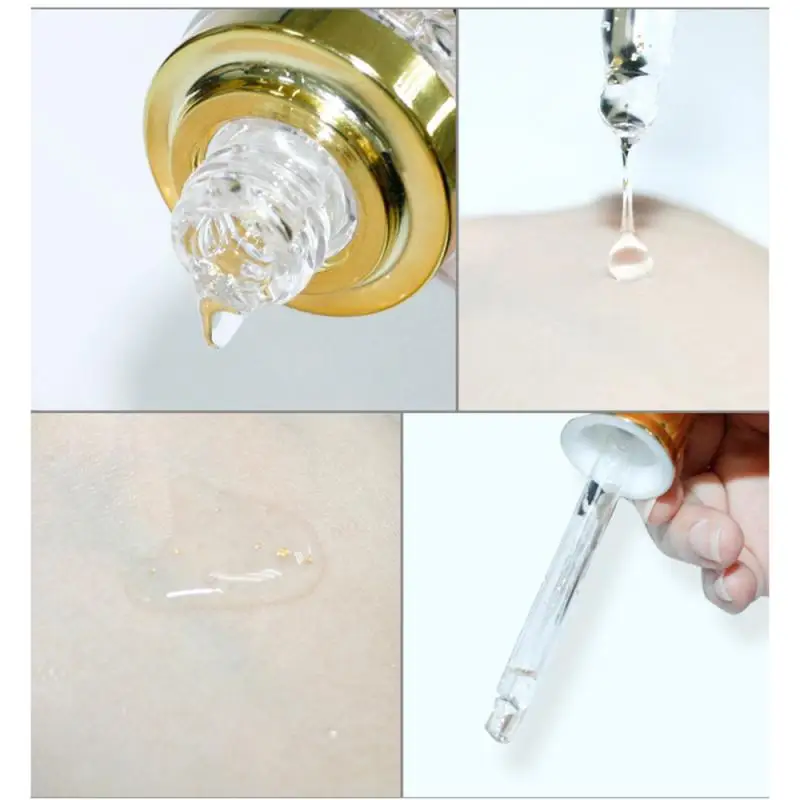 24K Gold Hyaluronic Acid Face Whitening Moisturizer Essence Serum Anti Wrinkle Aging Firming Lift Collagen Skin Care TSLM1