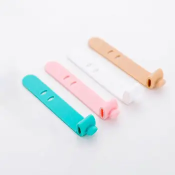 

1 Bag/4Pcs Case Phone Case Bandage Cloth Anti-Lost Headphones Storage Data Cable Strapping Creative Cable Manager Cable Winders