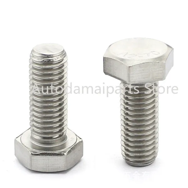 

Hex Head Bolts M10 M16 M20 1/4" 5/16"gr 4.8/6.8/8.8/10.9/12.9 Din933 Din931 934 Fine Thread Inch Hex Bolts and Nuts E306 EC55