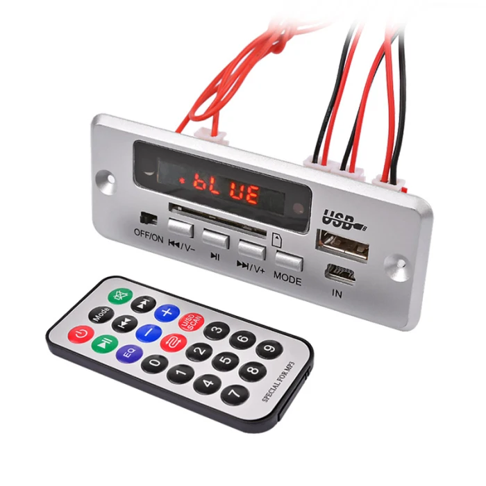 Плата модуля декодирования аудио PCBA MP3 Bluetooth декодирование с пультом дистанционного управления ING-SHIPPING