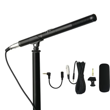 

Professional Interview Microphone Directional Condenser MIC for DSLR DV Camcorders Video Camera Mic