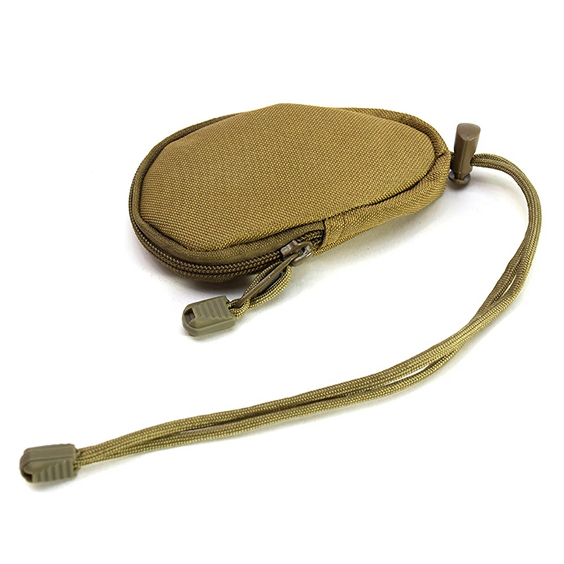 Военный армейский EDC Мини-кошелек для ключей, держатель для мужчин, кошельки для монет, чехол, маленький карман, брелок на молнии, чехол, для улицы, тактический Чехол
