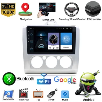 

Car Radio Multimedia Player 2din Android 9.1 for Ford Focus 2004-2011 Navigation Autoradio 9' Touch Screen GPS WIFI Bluetooth FM