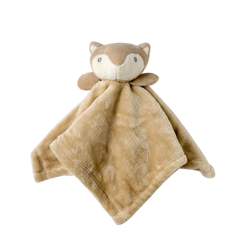 Мягкое успокаивающее полотенце для новорожденных, милый кролик, детская погремушка, подарок, мягкое защитное одеяло, кукла, комфортный сон, компаньон, детские плюшевые игрушки