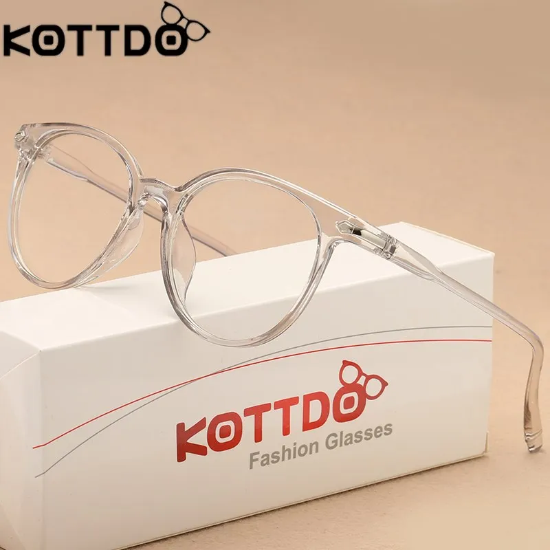Женские прозрачные очки кошачий глаз KOTTDO|Мужские кадры| |