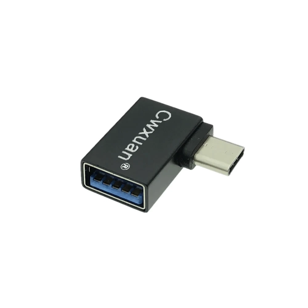 Cwxuan прямоугольный 90 градусов дизайн USB 3 1 type-C к 0 Женский OTG адаптер | Мобильные
