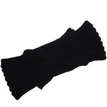 Женская модная повседневная однотонная головная лента с бантом, практичная эластичная теплая трикотажная спортивная повязка для волос, повязка на голову, головной убор