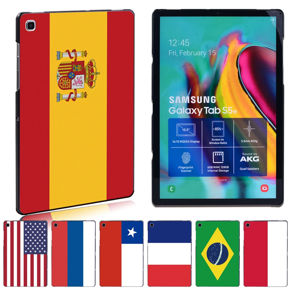 

National Flag Tablet Case for Samsung Galaxy Tab A A6(T280/285/580/585)/A(T550/555/551/510/515/590)/E(T560/561)/S5e(T720/725)