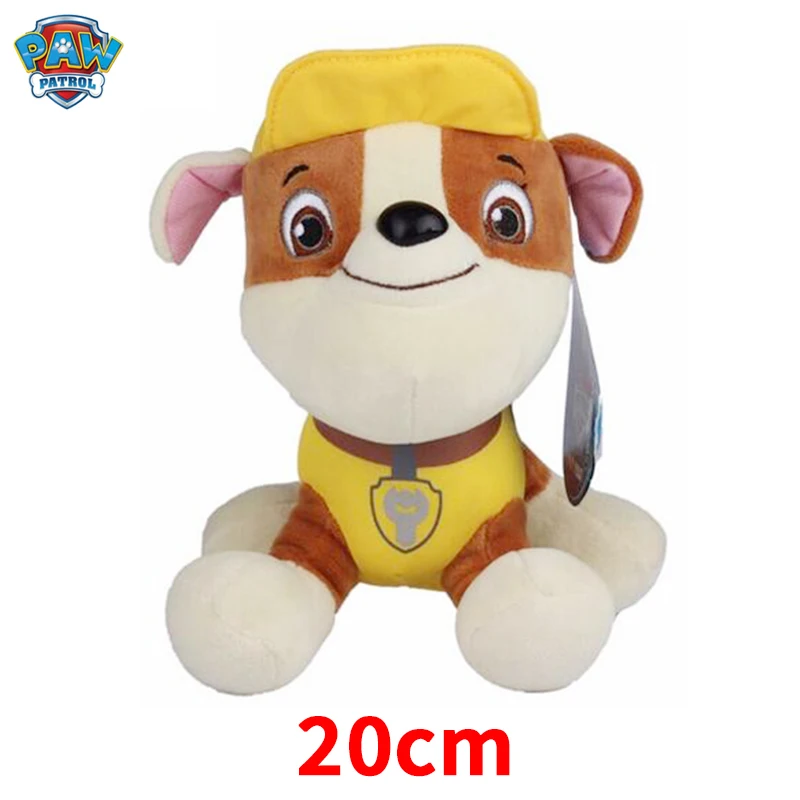 20cm 2 Милый мультфильм Щенячий патруль плюшевая собака аниме собака Детская плюшевая игрушка Щенячий патруль 20 см и 12 см короткая плюшевая кукла животное плюшевая игрушка - Цвет: 20cm 2