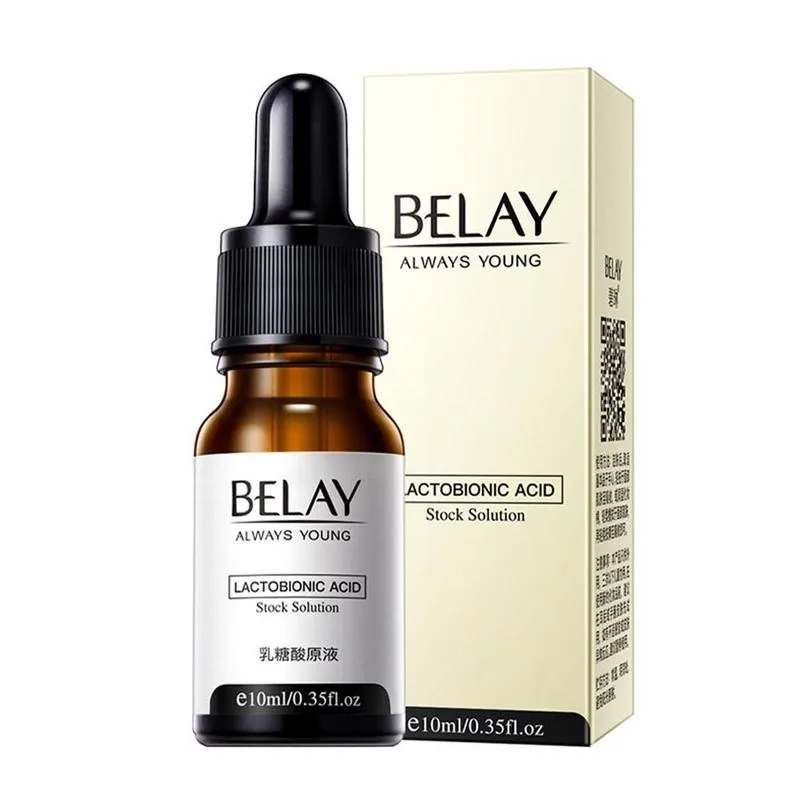 Belay Zeropore-suero de solución facial de ácido lactobiónico, suero para reducir los poros, lifting de arrugas, esencia reafirmante