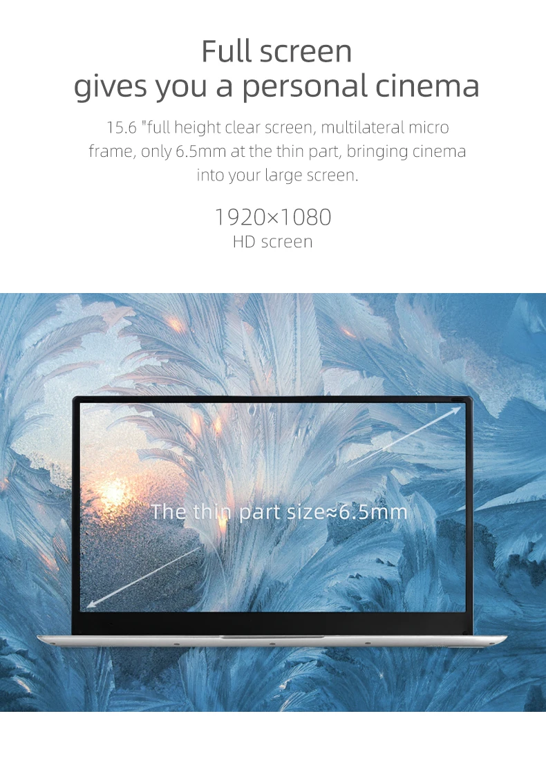 Intel laptop 15.6 inch Windows 10 11 Pro 1920*1080 Laptop Intel Celeron J4125 8GB RAM 2TB/256GB/512GB/1TB HDMI Notebook