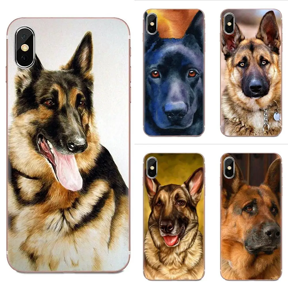 Для Samsung Galaxy J1 J3 J4 J5 J6 J7 A10 A20 A20E A3 A40 A5 A50 A7 2016 2017 2018 TPU Чехлы Sable German Shepherd Puppy | Мобильные