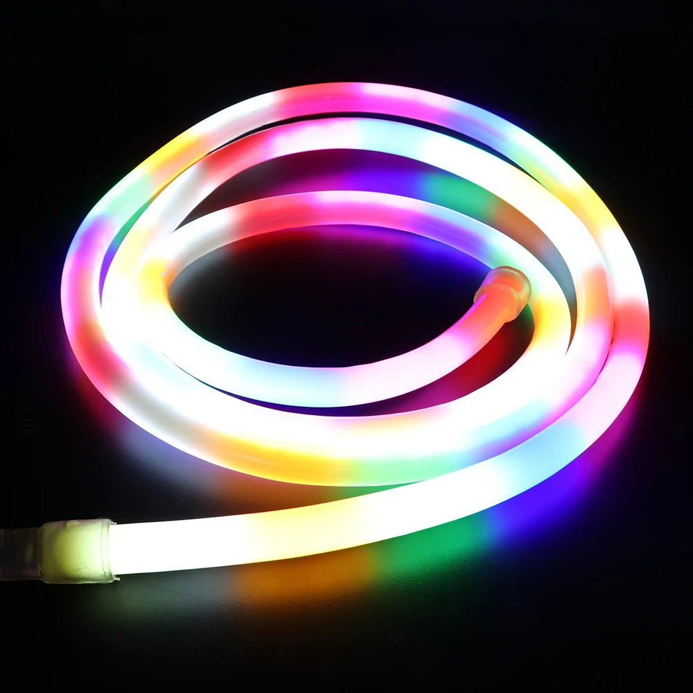 AC 220V Neon Strip Waterproof 14mm Sign LED Night Lamp Multicolor White Pink Yellow 2835 120leds/m Flexible Ribbon | Лампы и освещение