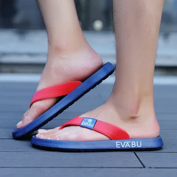 

Summer Flip Flop Men's Slippers Solid Casual Men Flip Flop Slippers Round Toe Anti Skid Beach Shoes Male Slippers Zapatos Hombre