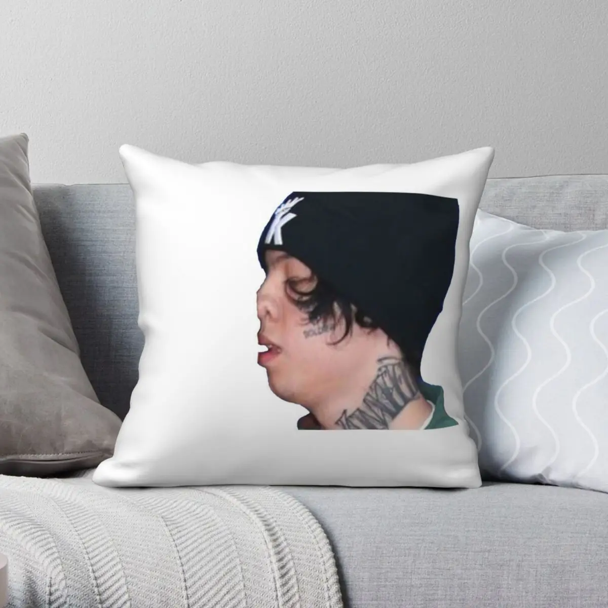 Lil Xan нос мем квадратная подушка чехол полиэстер Лен бархат креативный на молнии