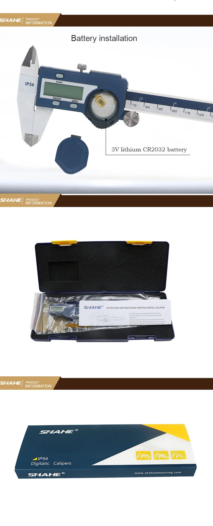 paquímetro eletrônico de aço inoxidável micrômetro caliper digital 300 mm