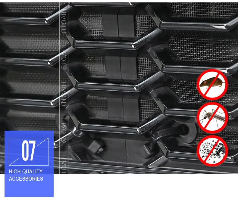 Hivotd для maval F7 авто аксессуары Передняя решетка сетка от насекомых сетчатые вставки Декоративные Чехлы для автомобиля Стайлинг