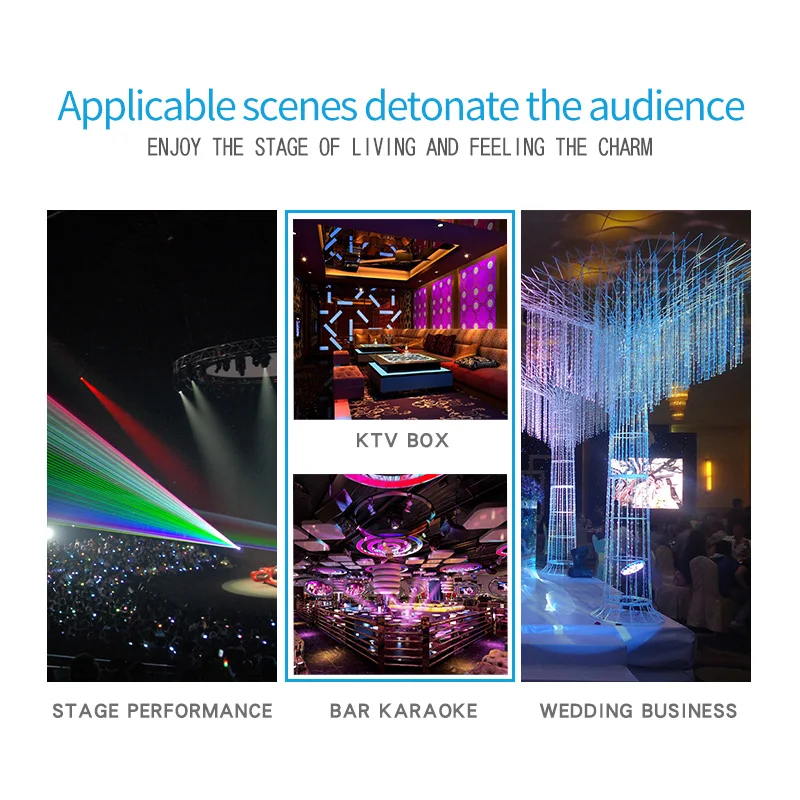 3D лазерный светильник Rgb цветные Dmx 512 сканер проектор вечерние Рождество Dj