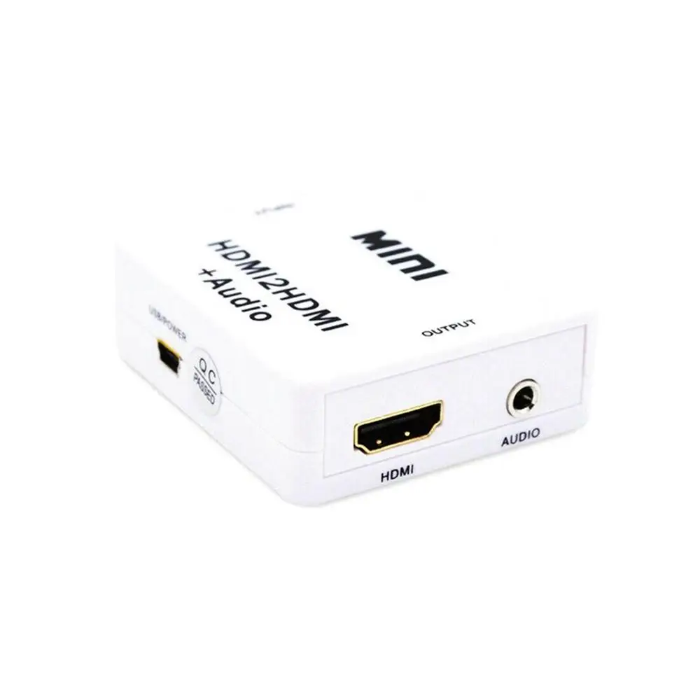 4K HDMI аудио экстрактор сплиттер 3,5 мм разъем стерео аналоговый преобразователь для DVD для PS4 HDMI конвертер с аудио адаптером