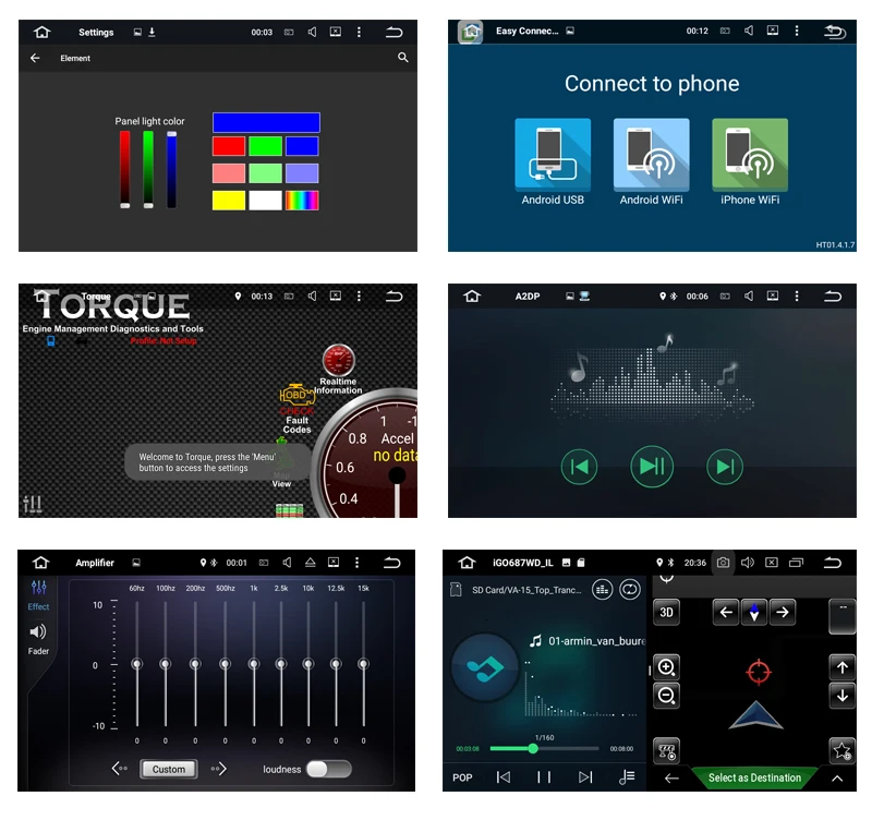 Top IPS 7 Inch 6 Core Android 9.0 4G RAM 64G ROM 2din car dvd GPS player For Toyota Tundra Sequoia Stereo Radio camera DVR RDS BT 7