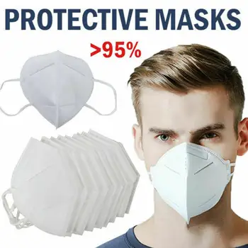 

30pcs Disposable Mask Anti Dust Anti-spit Non-woven Fabric Mask Face Protection Masks Respirator #B2