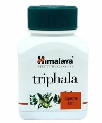 

Triphala Trifla Tablets relieves years of constipation, fights oxidation and promotes intestinal health 1 bottle