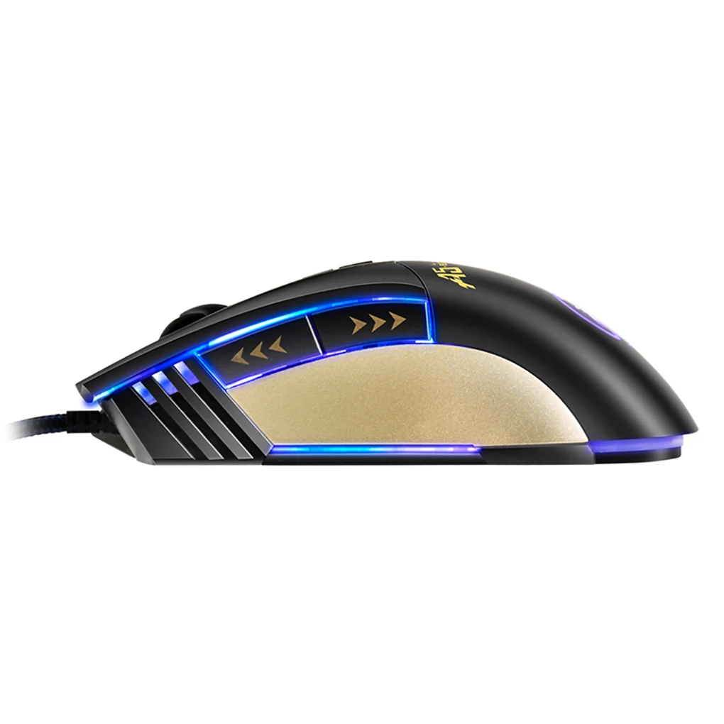 Apedra A5, Проводная компьютерная игровая мышь, Макросъемка, дыхательный светильник, оптическая мышь, игровая мышь для ПК, ноутбука, рабочего стола