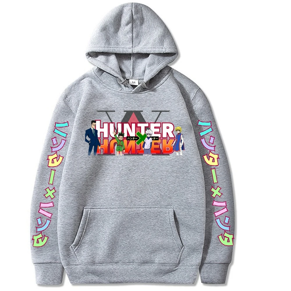 

Japanese Popular Style Anime Hunter X Hunter Hoodie Men Women Unisex Hoodies Fashion Designer Streetwear Hoodie