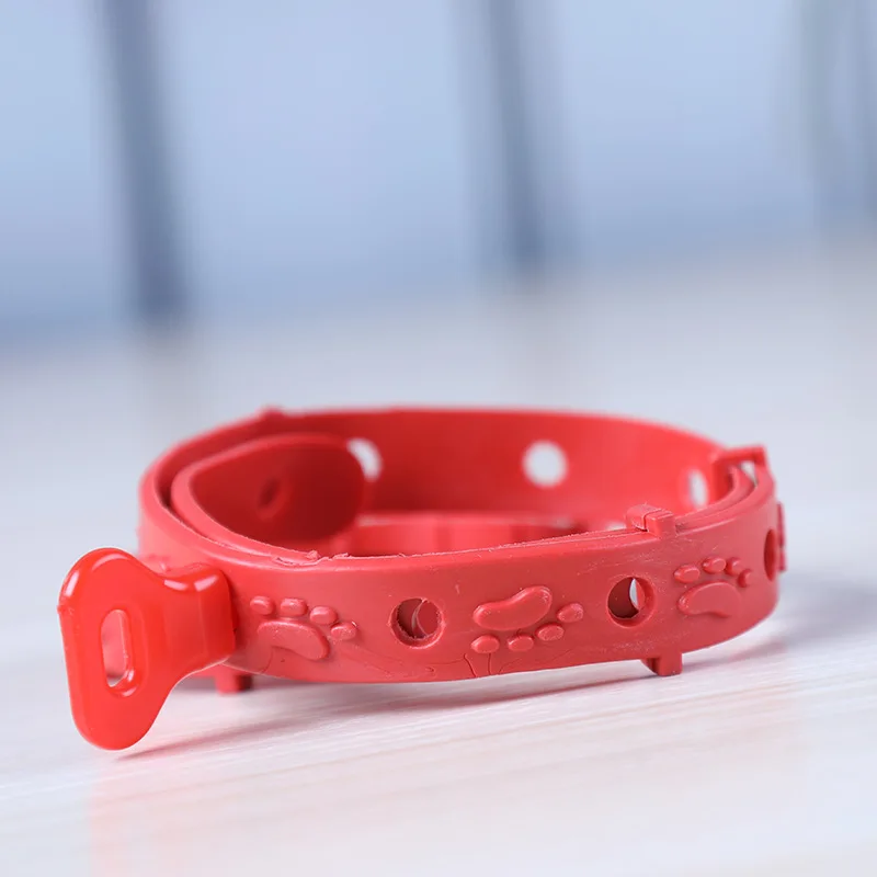 Free Shipping Pet Dog Cat Use Rubber Flea Clean Deworming Drive Collar Goods