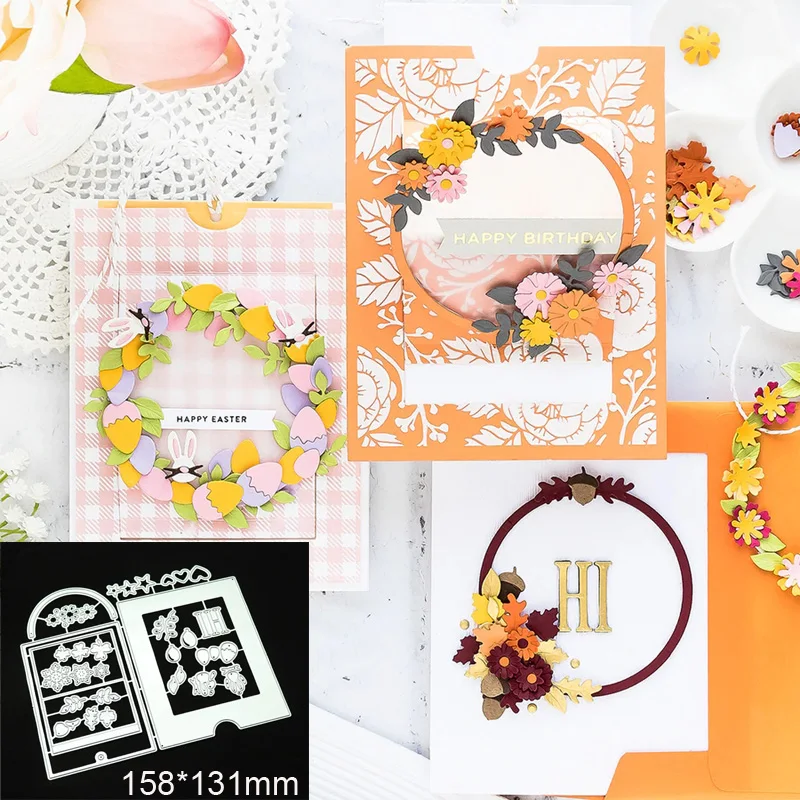 1933 Envelope Flower Cutting Dies